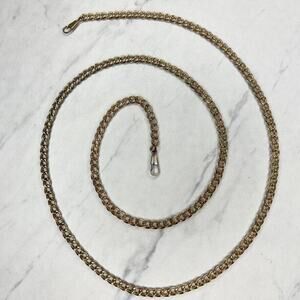 Gold Tone Skinny Chain Link Purse Handbag Replacement Strap ✨